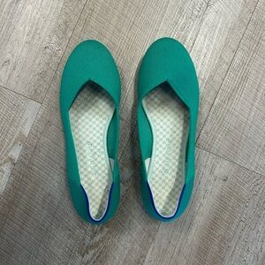 Rothy’s Green Slip-On Shoes